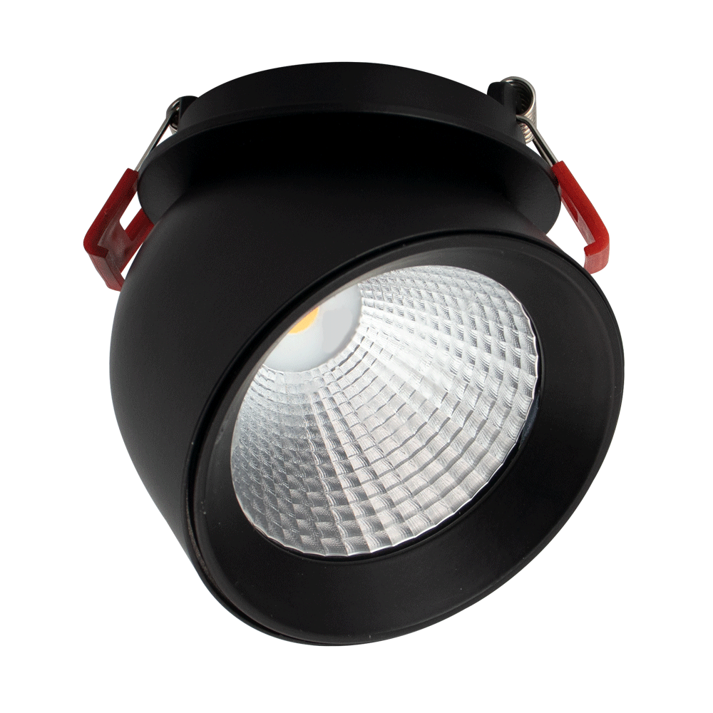 3" Bullet Floating Gimbal LED 14W 5CCT Black 24° 1000 lm Air Tight Wet CRI 90+.