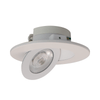 Lotus LED Lights AD-LED-4-S9W-WH-5CCT-MFG - 4 inch Multi Fit Floating Gimbal LED Downlight - 9 Watt - 5CCT Selectable - White Trim - 38 Deg.Beam Spread