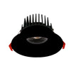 Lotus LED Lights AD-LED-4-S15W-27K-T4SB - 4 inch Square Recessed LED Downlight - High Output - 15 Watt - Warm White - Black Trim - 40 Deg.Beam Spread