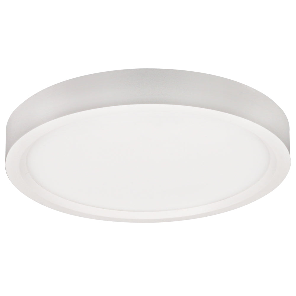 Lotus LED Lights ADS7R9-DTW-D-WH - 7 inch Edgelit Disk - 15 Watt - Dim to Warm - White Trim - 100 Deg.Beam Spread