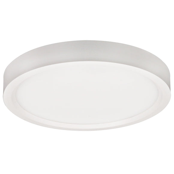 Lotus LED Lights ADS7R9-DTW-D-WH - 7 inch Edgelit Disk - 15 Watt - Dim to Warm - White Trim - 100 Deg.Beam Spread