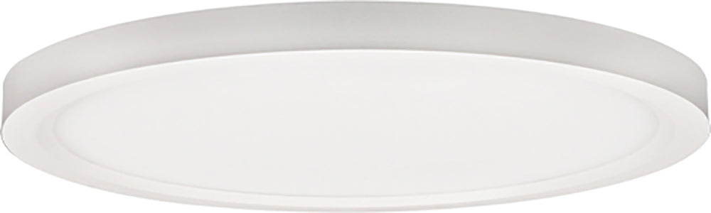 Lotus LED Lights ADS12R9-DTW-D-WH - 12 inch Edgelit Disk - 22 Watt - Dim to Warm - White Trim - 100 Deg.Beam Spread