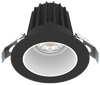 Lotus LED Lights JXL-COB02-R09W-5CCT-BK-2RR-SM-WH - 2 inch Round Recessed Economy LED - 9 Watt - 5CCT - White Reflector - Black Trim