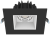 Lotus LED Lights JXL-COB04-S15W-5CCT-BK-4SR-SM-WH - 4 inch Square Recessed Economy LED Downlight - 15 Watt - 5CCT Selectable - White Reflector - Black Trim