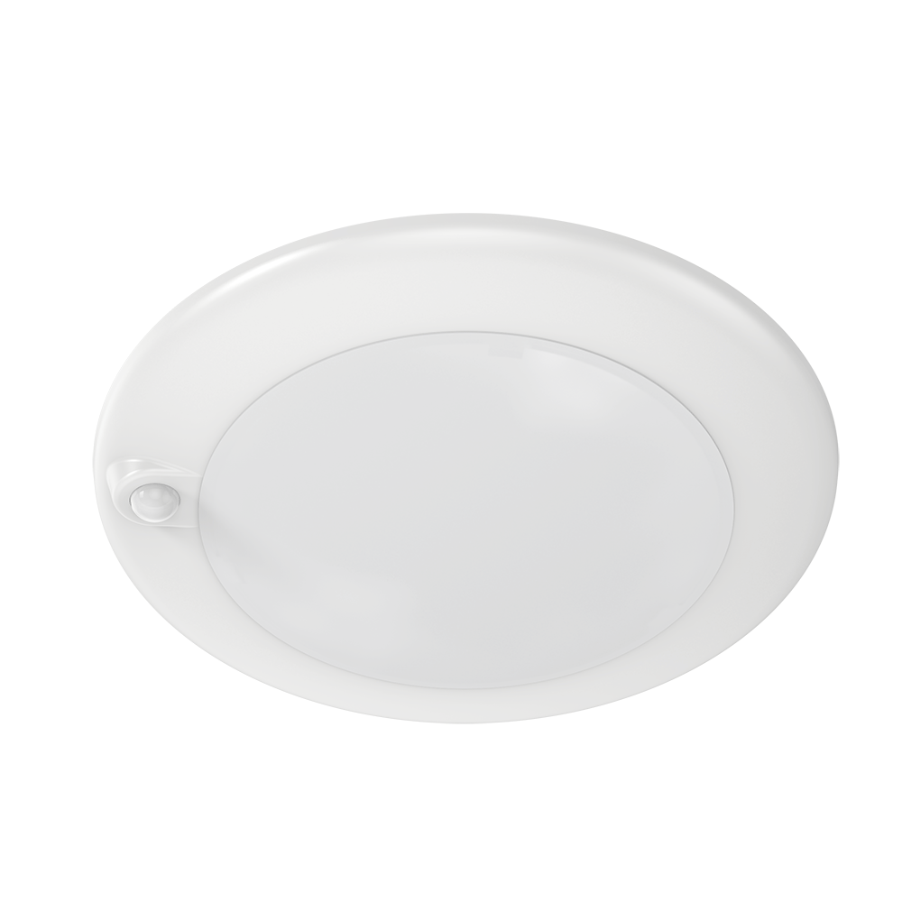 Lotus LED Lights DL205S-6-15W-5CCT-R90-0081-WH - 6 inch PIR Round Disk Downlight - 15 Watt - 5CCT Selectable - White Trim - 115 Deg.Beam Spread