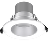 Lotus LED Lights DL254-4-16W-M-A5C5-AZ - 4 inch Round Commercial 5 CCT & 5 Watt Selectable LED Downlight - 6/8/10/12/16 Watt - 5CCT Selectable - Silver Reflector - White Trim - 80 Deg.Beam Spread