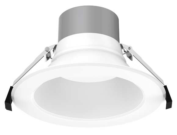 Lotus LED Lights DL254-6-30W-M-A5C5-HO - 6 inch Round Commercial 5 CCT & 5 Watt Selectable LED Downlight - 12/16/22/26/30 Watt - 5CCT Selectable - White Trim - 85 Deg.Beam Spread