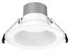 Lotus LED Lights DL254-6-30W-M-A5C5-HO - 6 inch Round Commercial 5 CCT & 5 Watt Selectable LED Downlight - 12/16/22/26/30 Watt - 5CCT Selectable - White Trim - 85 Deg.Beam Spread