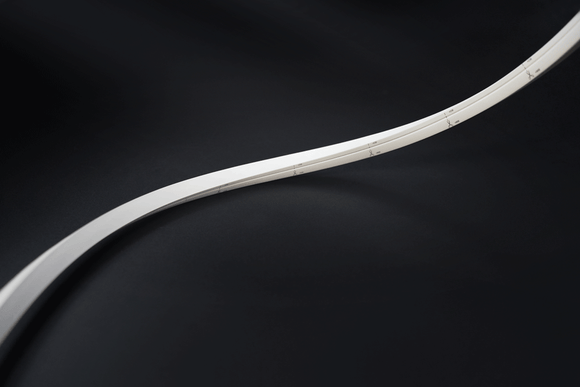 Lotus LED Lights ES-1010A-C-8W-IP67-27K-16FT - Surface Mount 3D Bendable LED Neonflex 24V - 16 ft - 2.4 Watt per ft - Warm White - 110 Deg.Beam Spread