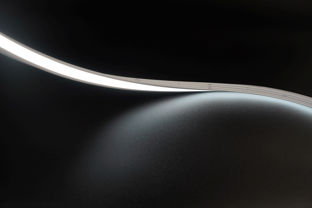 Lotus LED Lights ES-1010HB-C-10W-IP67-50K-16FT - Recessed Mount Side Bendable LED Neonflex 24V - 16 ft - 3 Watt per ft - Daylight - 110 Deg.Beam Spread