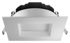 GoodLite G-20244 - 4" Square Regress Slim - 5 CCT - 15 Watt - 120 Watt Equivalent- 90 CRI - Dimmable - White Finish