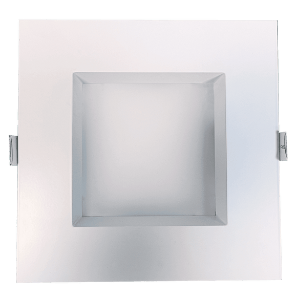 GoodLite G-20246 - 6 Inch LED Regressed Slim Luminare - New Construction or Remodel - Selectable CCT (30,41,50 Kelvin) - 28 Watt - 120-277 Volt - 90 CRI - Dimmable - White Finish