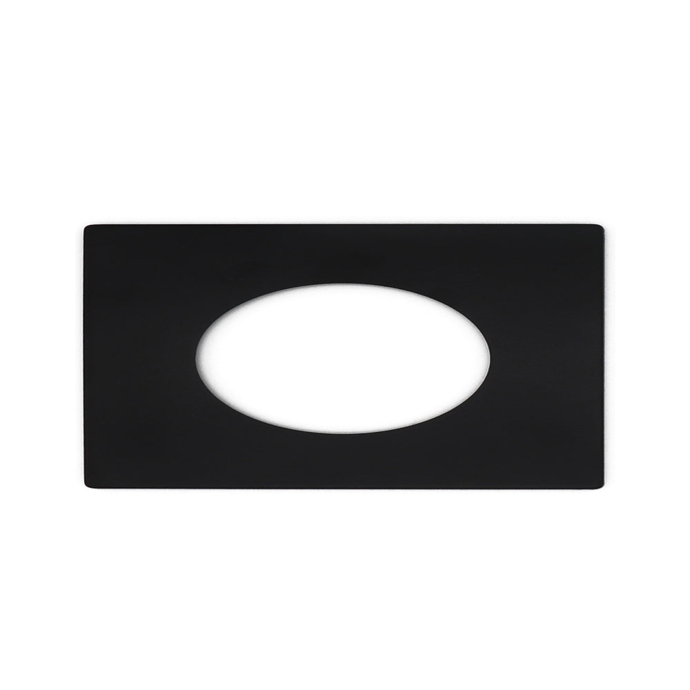 Lotus LED Lights IMT-SQ-BK Square Black Magnetic Trim for 4" Multi