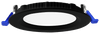 Lotus LED Lights JXL-CA04-T10W-5CCT-BK - 4 inch Round Regressed Baffle Economy LED Downlight - 10 Watt - 5CCT Selectable - Black Baffle Trim