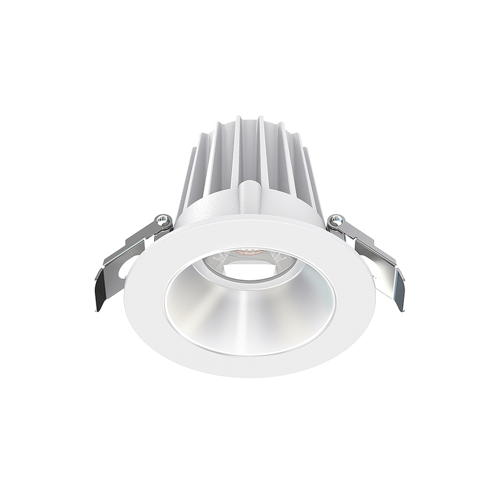 Lotus LED Lights JXL-COB02-R09W-5CCT-WH-2RR-SM-AZ - 2 inch Round Recessed Economy LED - 9 Watt - 5CCT - Alzak Reflector - White Trim