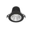 Lotus LED Lights JXL-COB02-R09W-5CCT-BK-2RR-SM-AZ - 2 inch Round Recessed Economy LED - 9 Watt - 5CCT - Alzak Reflector - Black Trim