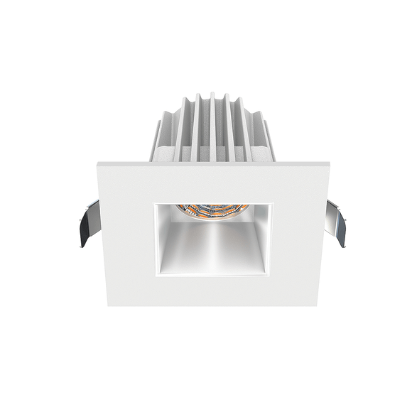 Lotus LED Lights JXL-COB02-S09W-5CCT-WH-2SR-SM-AZ - 2 inch Square Recessed Economy LED - 9 Watt - 5CCT - Alzak Reflector - White Trim