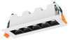Lotus LED Lights JXL-TXH05-T11W-5CCT-WH-30° - 5 LED Linear Recessed Downlight - 11 Watt - 5CCT Selectable - White Trim - 30 Deg.Beam Spread