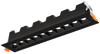Lotus LED Lights JXL-TXH10-T18W-5CCT-BK-30° - 10 LED Linear Recessed Downlight - 18 Watt - 5CCT Selectable - 0 Reflector - Black Trim - 30 Deg.Beam Spread