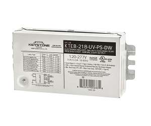 KEYSTONE-KTEB-218-UV-RS-DW - COMPACT FLUORESCENT ELECTRONIC BALLAST