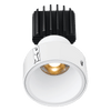 Tangra 3" Fixed Round Deep Regressed Invisible Flangeless White Trim Reflector Semi-frosted glass 36° 4CCT+DTW 35K to 27K CRI90 with 120V Residential Driver