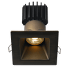 Tangra 3" Fixed Square Deep Regressed Wide Bronze Trim Reflector Clear glass 36° 4CCT+DTW 35K to 27K CRI90 with 120-347V 0-10V Dimmable Commercial Driver