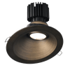 Tangra 4" Gimbal Round Sloped Wide Bronze Trim Lens Black 36° 30K CRI95 with 120-347V 0-10V Dimmable Residential Driver