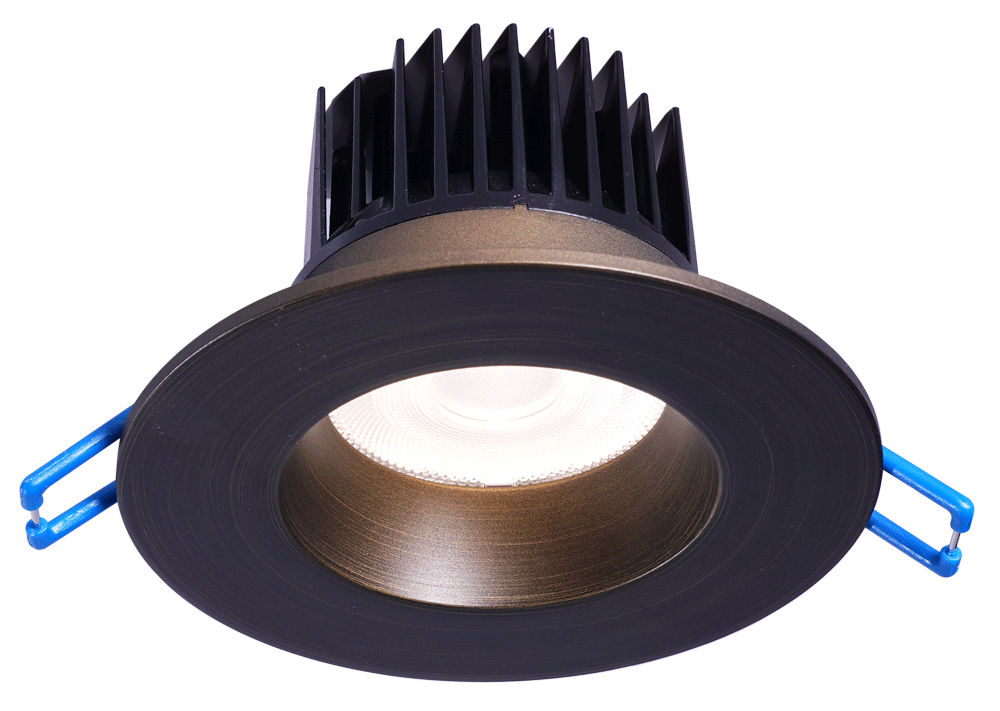 Lotus LED Lights LD3R-3018K-ORB-24D - 3 Inch Retrofit Round Regressed LED Downlight - 15 Watt - Dim to Warm - Oil Rubbed Bronze Finish - 24 Deg.Beam Spread