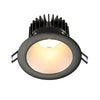 Lotus LED Lights LD4R-50K-HO-4R-SR-BT-60D 4 inch Round Deep Regressed LED Downlight High Output 18W 5000K - 60 Deg. Beam Angle - Silver Reflector Black Trim