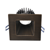 Lotus LED Lights LD4S-32K-HO-4S-ORB-DTW-15D 4 inch Square Deep Regressed LED Downlight High Output 18W Dim To Warm 32K - 15 Deg. Beam Angle - Oil Rubbed Bronze Trim