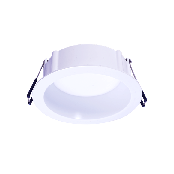 Lotus LED Lights LE4RR-5CCT-WH - 4 inch Round Deep Regressed Eco LED Downlight - 11 Watt - 5CCT Selectable - White Trim - 90 Deg.Beam Spread