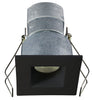 Lotus LED Lights LED-1-S6W-30K-T1-S-BK-24D 2" Mini Recessed LED Square Black 1/8" Wide Trim 24V AC/DC 6W 3000K 480 lm 24° Light Beam