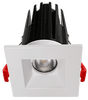 Lotus LED Lights LED-1-S7W-5CCT-1SRWH-24D 2" Recessed LED 7W 5CCT 480 lm 120V Square White 24° Light Beam
