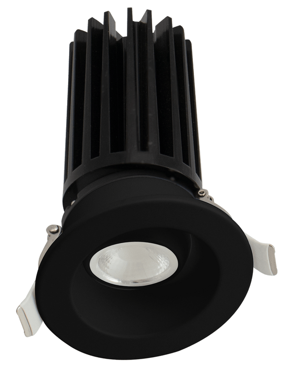 Lotus LED Lights LED-2-S11W-5CCT-BK-EY-24D - 2 inch Round Gimbal Recessed LED - 11 Watt - Dim to Warm Black Trim