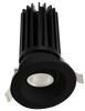 Lotus LED Lights LED-2-S11W-DTW-BK-EY - 2 inch Round Gimbal Recessed LED - 11 Watt - Dim to Warm - 38 Deg.Beam Spread - Black Trim
