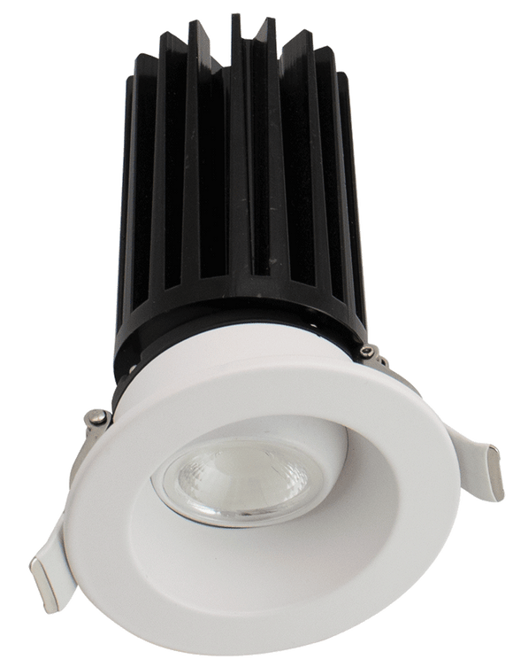 Lotus LED Lights LED-2-S11W-DTW-WH-EY-24D - 2 inch Round Gimbal Recessed LED - 11 Watt - Dim to Warm White Trim