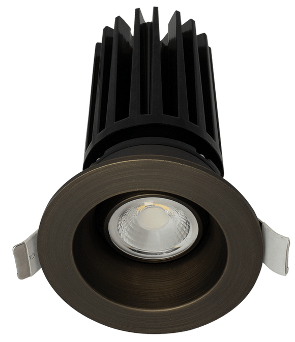 Lotus LED Lights LED-2-S11W-5CCT-ORB-EY-24D - 2 inch Round Gimbal Recessed LED - 11 Watt - Dim to Warm Bronze Trim