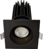 Lotus LED Lights LED-2-S11W-5CCT-ORB-EY-SQ-24D - 2 inch Square Gimbal Recessed LED - 11 Watt - Dim to Warm Bronze Trim