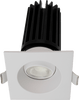 Lotus LED Lights LED-2-S11W-DTW-WH-EY-SQ - 2 inch Square Gimbal Recessed LED - 11 Watt - Dim to Warm White Trim