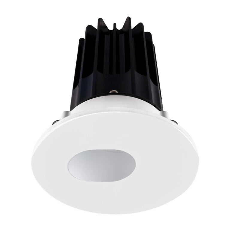 Lotus LED Lights LED-2-S8W2-40K-2RRAK-2RSA-60D 2 inch Recessed Downlight 8W LED 4000K 620 lm - 60° Beam Angle - Alzak Reflector - Round Slot Aperture Trim - Type IC Damp Air-Tight T24 CRI 90+