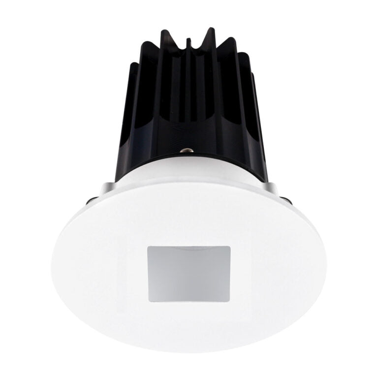 Lotus LED Lights LED-2-S15W-3018K-2RRAK-2RSH-60D 2 inch Recessed Downlight 15W LED Dim to Warm 3000-1800K 800 lm - 60° Beam Angle - Alzak Reflector - Round Trim Square Hole - Type IC Damp Air-Tight T24 CRI 90+