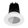 Lotus LED Lights LED-2-S8W2-27K-2RRAK-2RST-60D 2 inch Recessed Downlight 8W LED 2700K 580 lm - 60° Beam Angle - Alzak Reflector - Round Shower Trim - Type IC Damp Air-Tight T24 CRI 90+