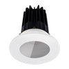Lotus LED Lights LED-2-S15W-3018K-2RRAK-2RST-60D 2 inch Recessed Downlight 15W LED Dim to Warm 3000-1800K 800 lm - 60° Beam Angle - Alzak Reflector - Round Shower Trim - Type IC Damp Air-Tight T24 CRI 90+