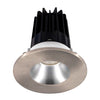 Lotus LED Lights LED-2-S15W-5CCT-2RRAK-2RTBN-60D 2 inch Recessed Downlight 15W LED 5CCT 1000 lm - 60° Beam Angle - Alzak Reflector - Round Brushed Nickel Trim - Type IC Damp Air-Tight T24 CRI 90+