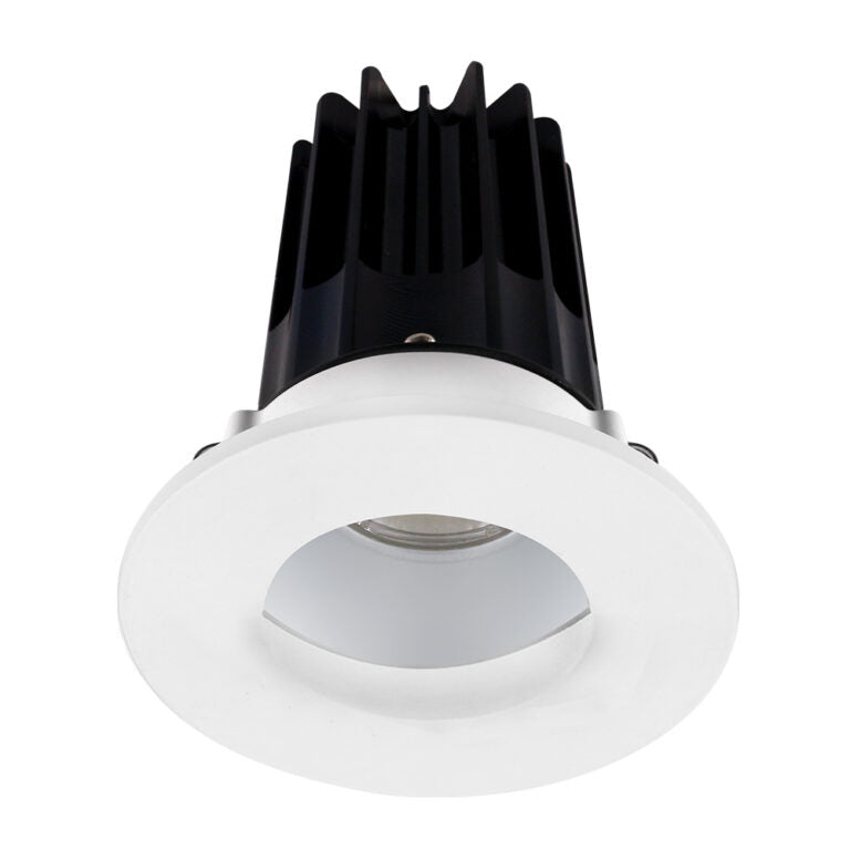 Lotus LED Lights LED-2-S15W-5CCT-2RRAK-2RWW-60D 2 inch Recessed Downlight 15W LED 5CCT 1000 lm - 60° Beam Angle - Alzak Reflector - Round Wall Wash Trim - Type IC Damp Air-Tight T24 CRI 90+