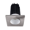 Lotus LED Lights LED-2-S15W-5CCT-2RRAK-2STBN-60D 2 inch Recessed Downlight 15W LED 5CCT 1000 lm - 60° Beam Angle - Alzak Reflector - Square Brushed Nickel Trim - Type IC Damp Air-Tight T24 CRI 90+