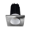 Lotus LED Lights LED-2-S15W-3018K-2RRAK-2STCH-60D 2 inch Recessed Downlight 15W LED Dim to Warm 3000-1800K 800 lm - 60° Beam Angle - Alzak Reflector - Square Chrome Trim - Type IC Damp Air-Tight T24 CRI 90+