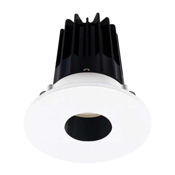 Lotus LED Lights LED-2-S8W2-30K-2RRBK-2RPH-24D 2 inch Recessed Downlight 8W LED 3000K 600 lm - 24° Beam Angle - Black Reflector - Round Pinhole Trim - Type IC Damp Air-Tight T24 CRI 90+