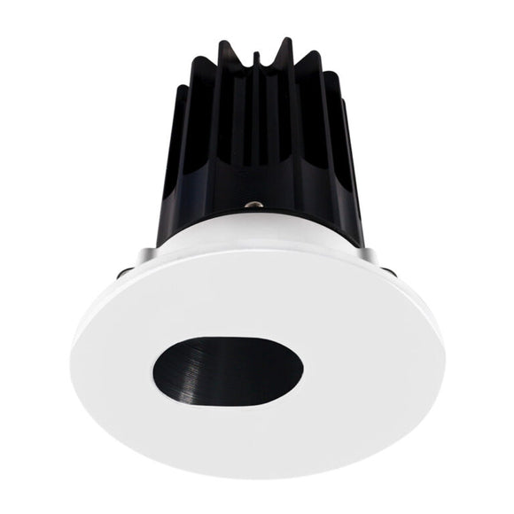 Lotus LED Lights LED-2-S8W2-30K-2RRBK-2RSA-60D 2 inch Recessed Downlight 8W LED 3000K 600 lm - 60° Beam Angle - Black Reflector - Round Slot Aperture Trim - Type IC Damp Air-Tight T24 CRI 90+
