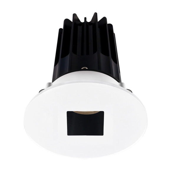 Lotus LED Lights LED-2-S8W2-30K-2RRBK-2RSH-24D 2 inch Recessed Downlight 8W LED 3000K 600 lm - 24° Beam Angle - Black Reflector - Round Trim Square Hole - Type IC Damp Air-Tight T24 CRI 90+